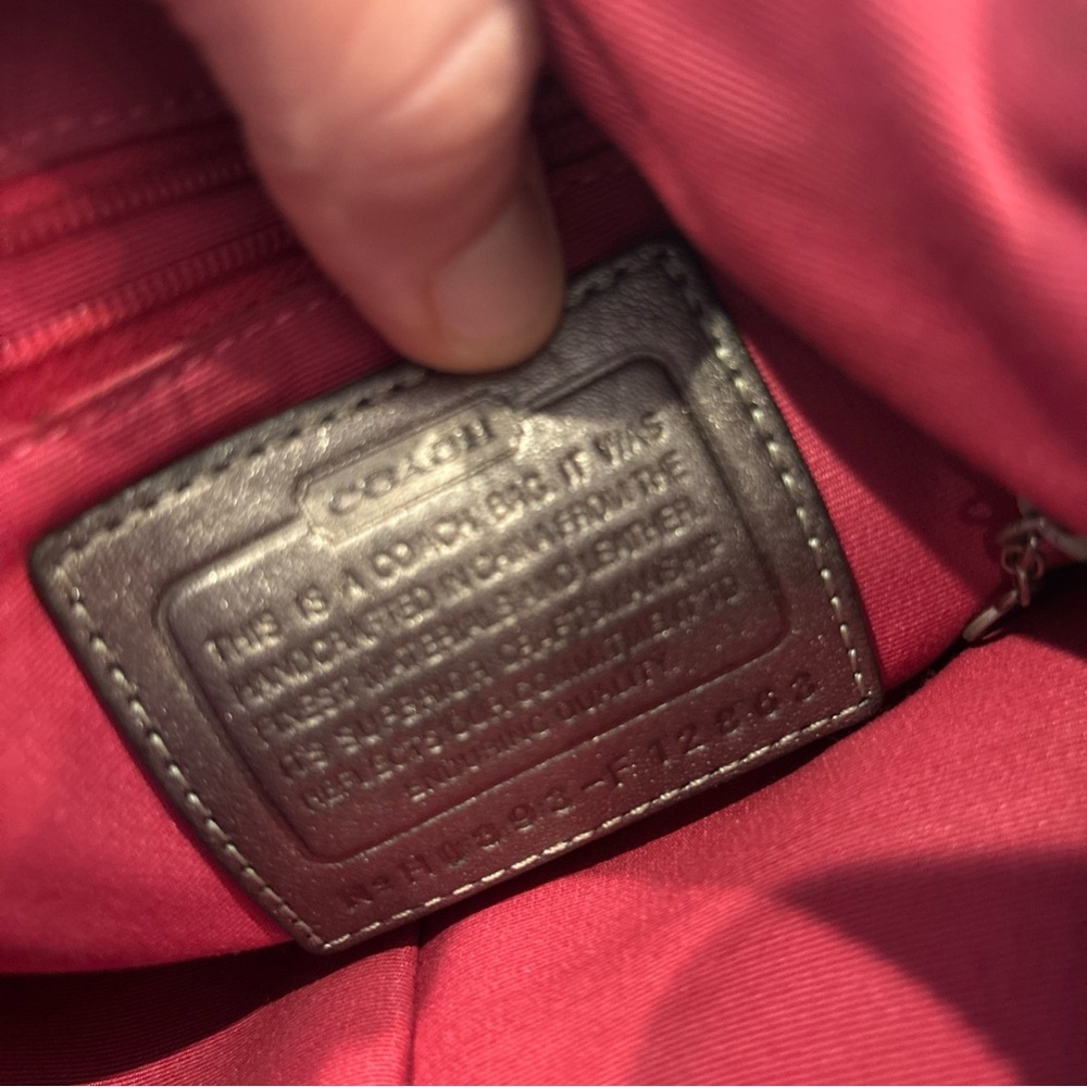 Coach Patchwork Leather & Fabric Crossbody - Pink… - image 8